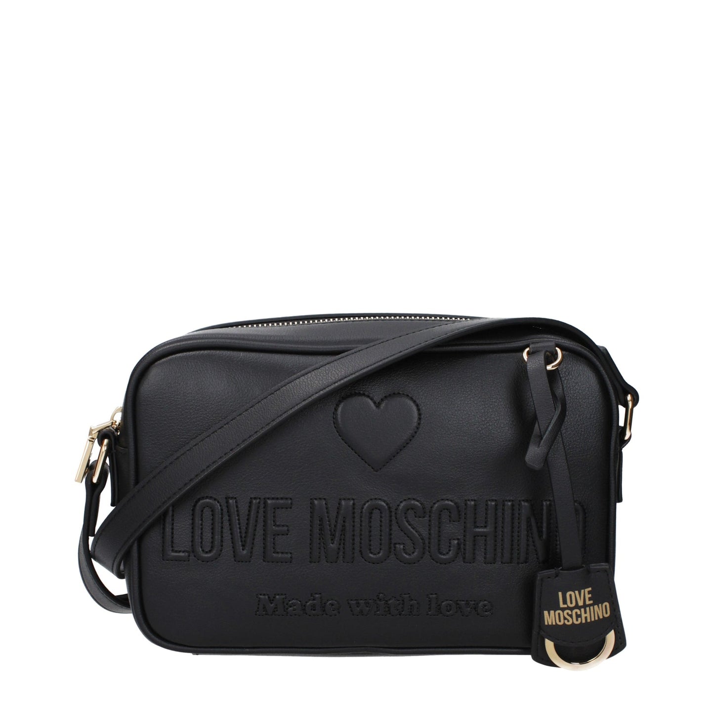 Moschino モスキーノのショルダーバッグが大好きな女性ポリウレタンブラック - Image 1