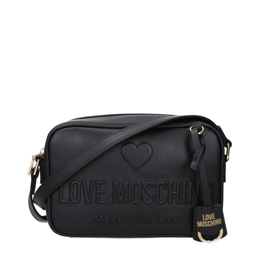 Moschino モスキーノのショルダーバッグが大好きな女性ポリウレタンブラック - Image 1