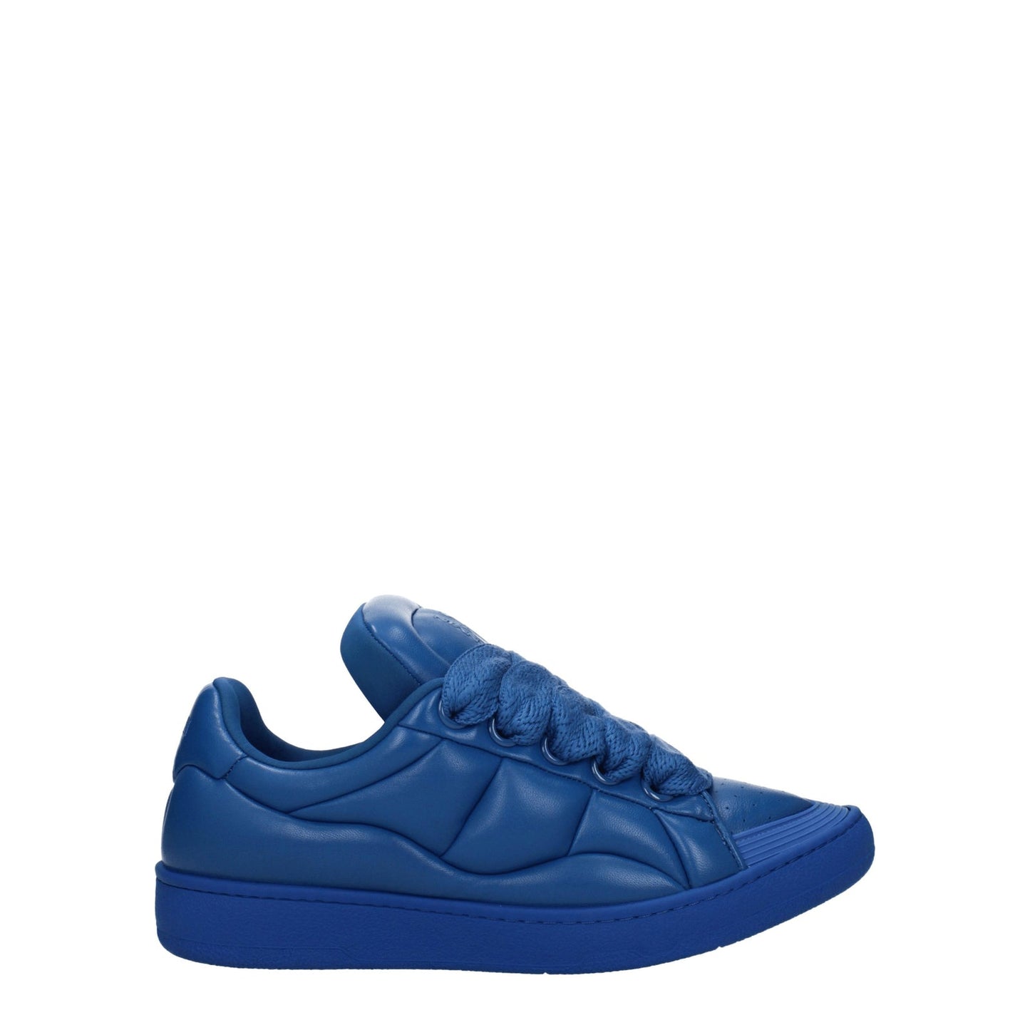 Lanvin Lanvin Sneakers Curb Xl 男性の革青 - Image 1