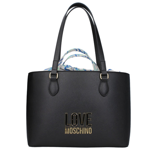 Moschino モスキーノのショルダーバッグが大好きな女性ポリウレタンブラック - Image 1