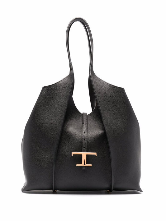 Tods トッド 'S ミディアムレザーショッピングバッグ - Image 1