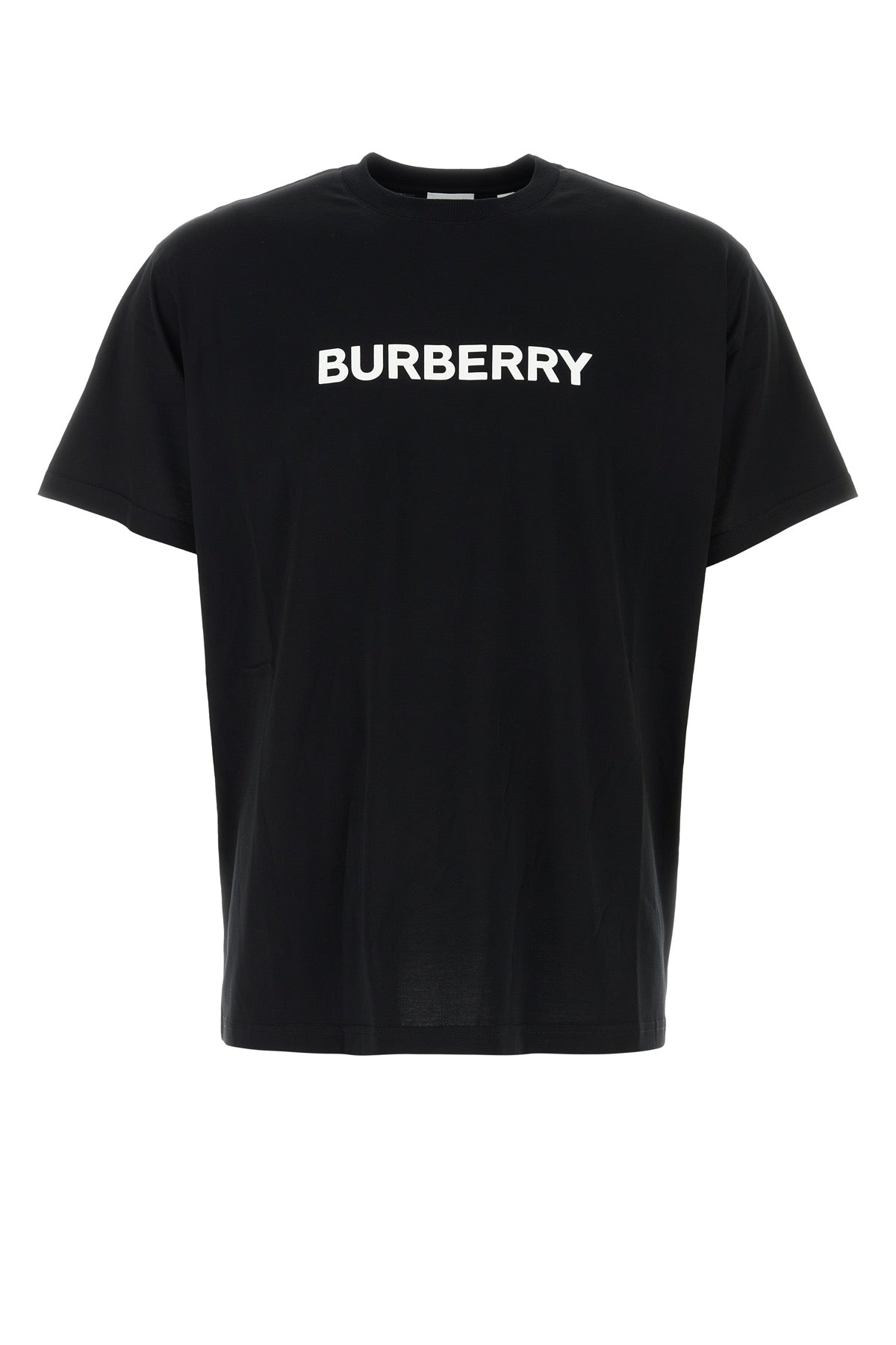 Burberry バーバリーブラックコットンTシャツ - Image 1
