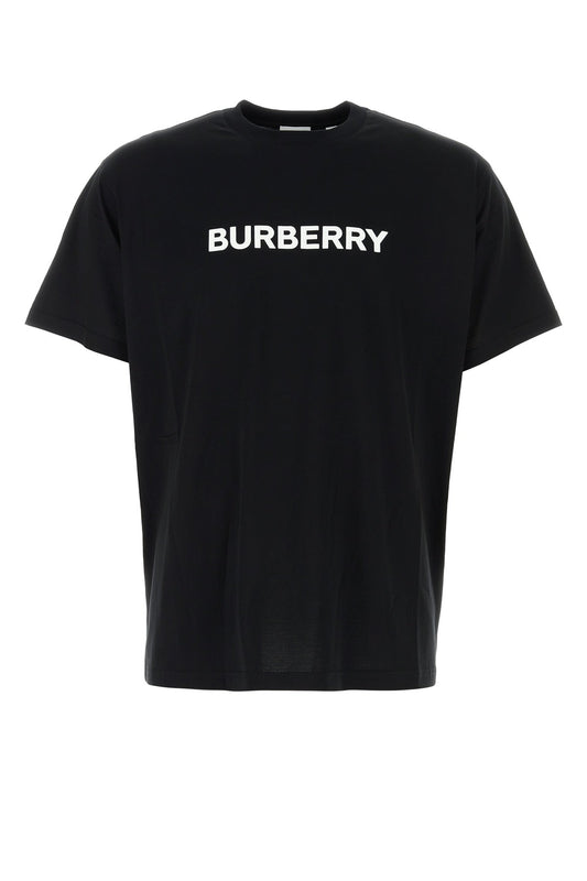 Burberry バーバリーブラックコットンTシャツ - Image 1