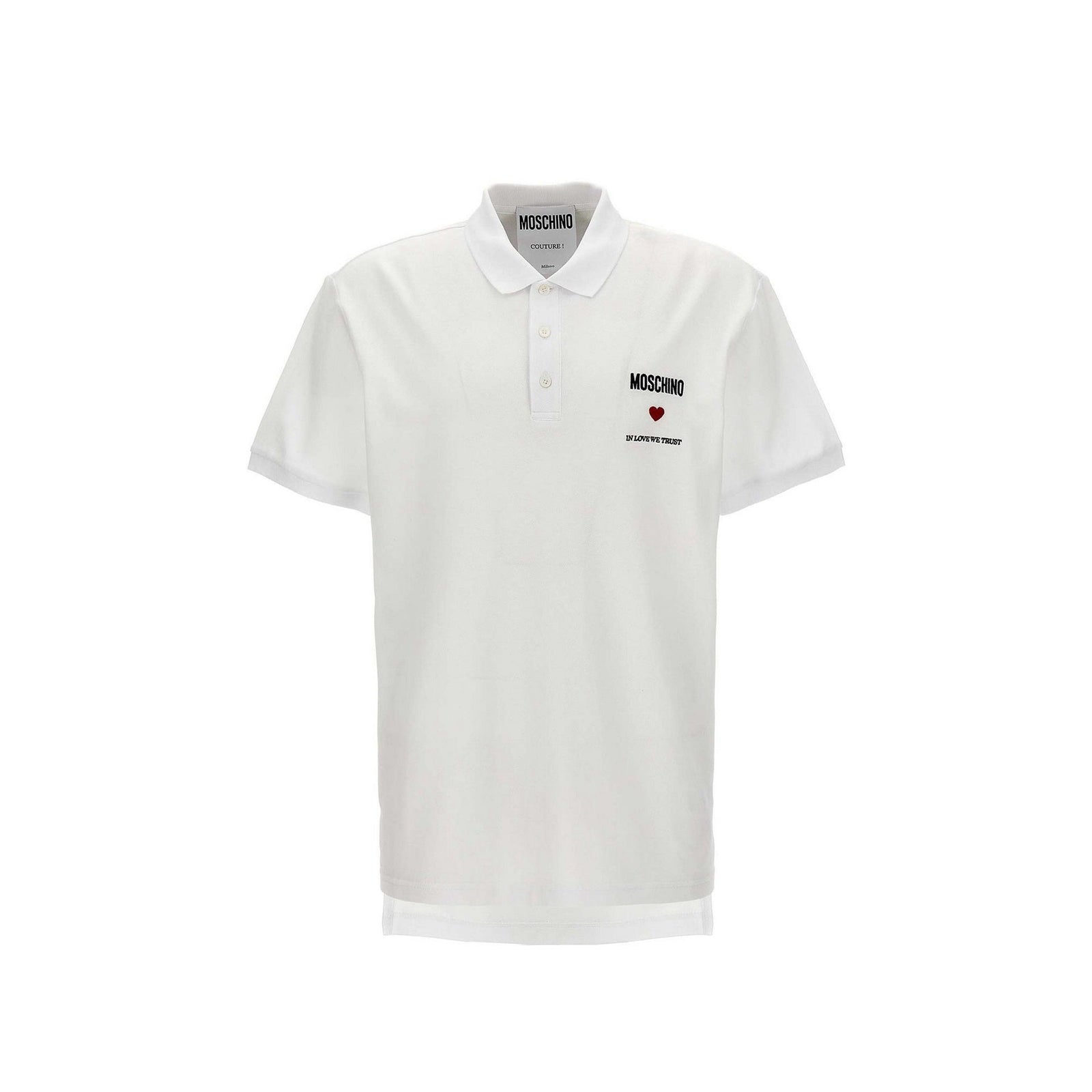 Moschino Moschino Couture Couture In Love We Trust Cotton Polo - Image 1