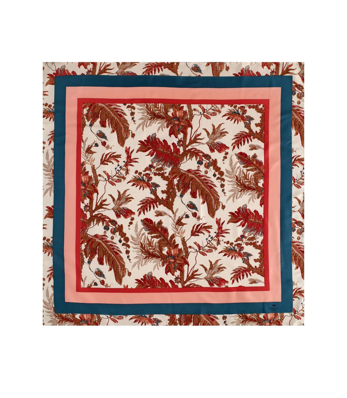 Max マックス・マラの週末オネスト・ベージュ・フウラード・スカーフ - Image 1