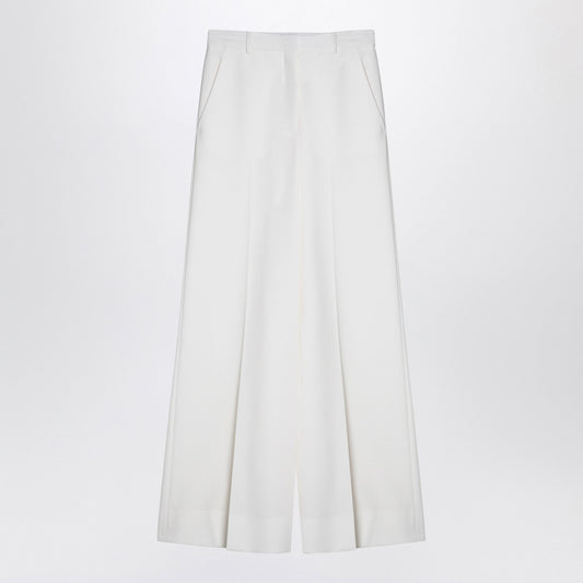 Stella ステラマックカートニークリーム色のウールフレアズボン - Image 1