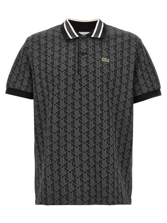 Lacoste Lacoste Jacquardモノグラムポロシャツ - Image 1