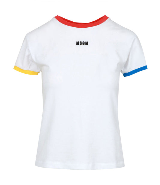 Msgm MSGM Tシャツとポロスホワイト - Image 1
