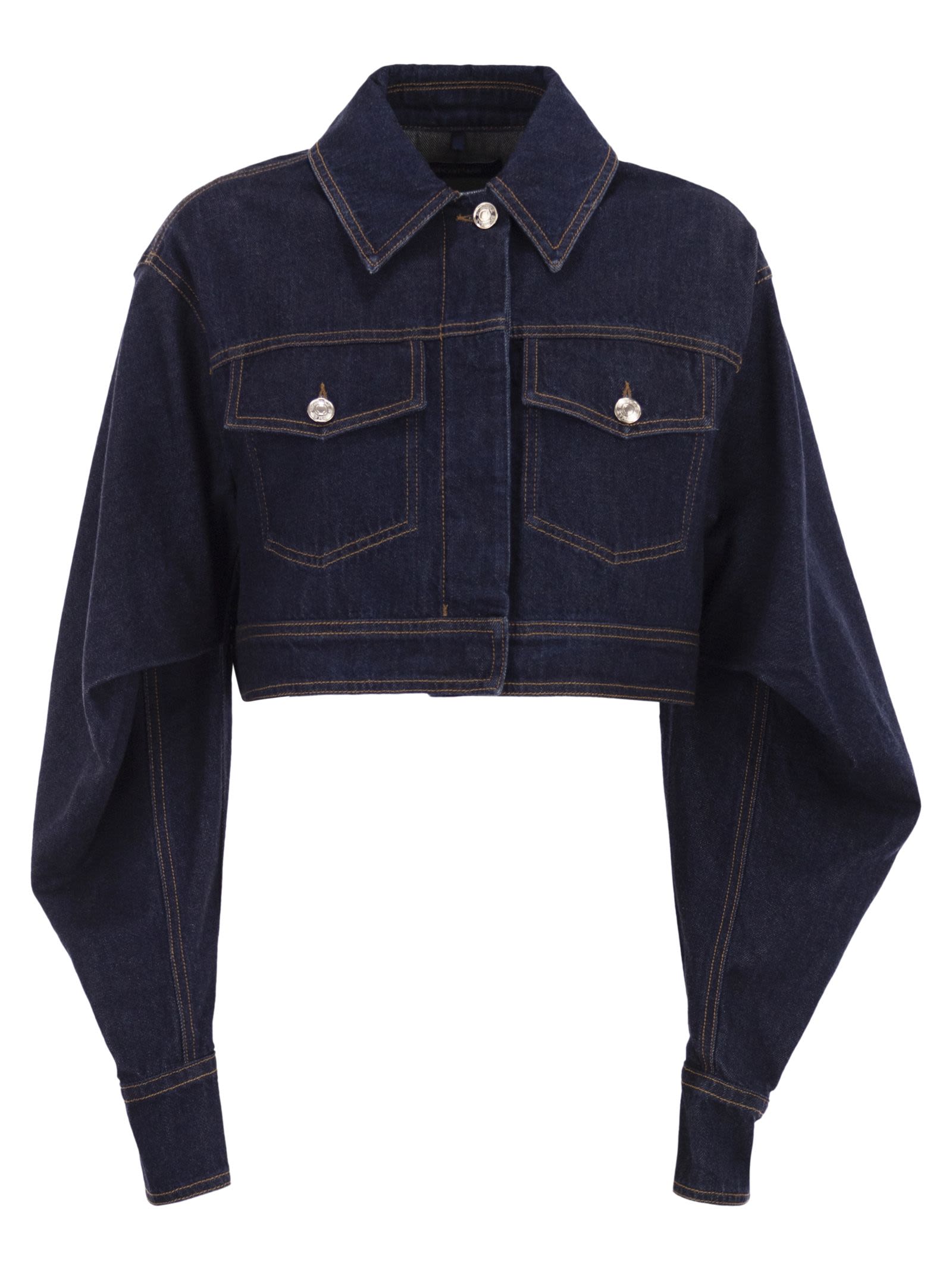 Sportmax SportMaxサーボックスデニムジャケット - Image 1