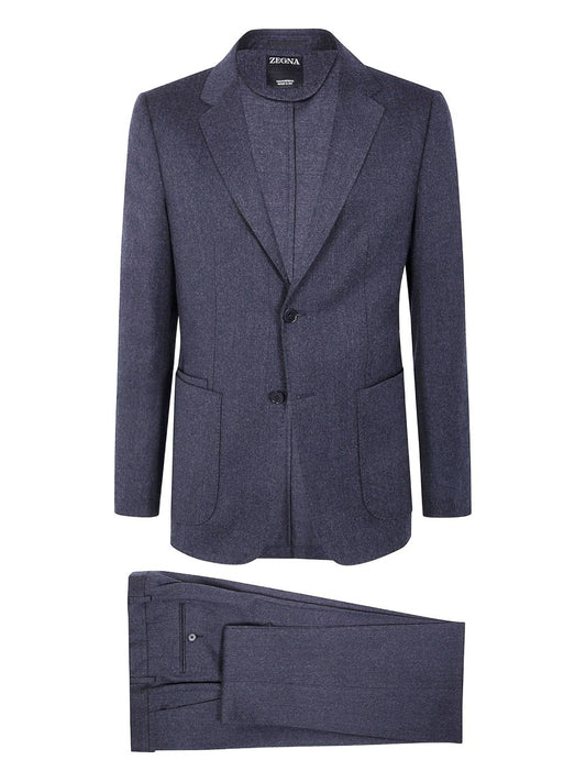 Zegna Ermenegildo Zegnaドレスグレー - Image 1