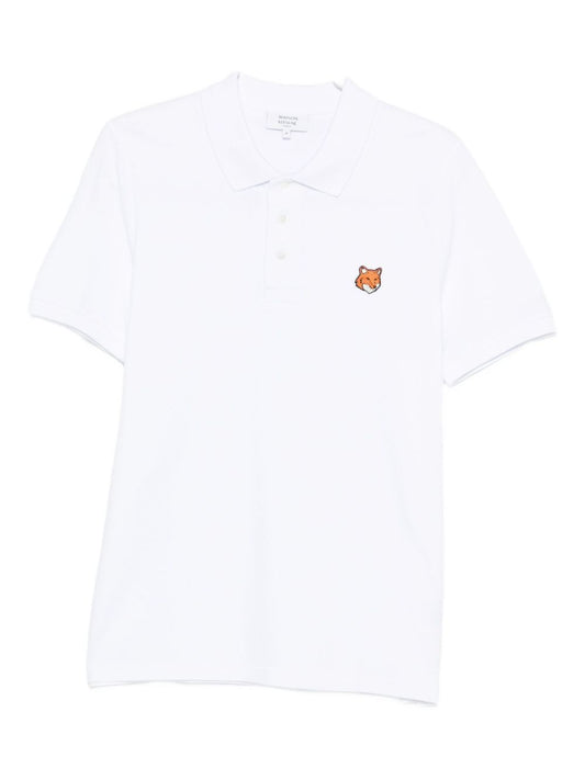 Maison メゾンキツネ 'フォックスヘッドコットンポロシャツ - Image 1