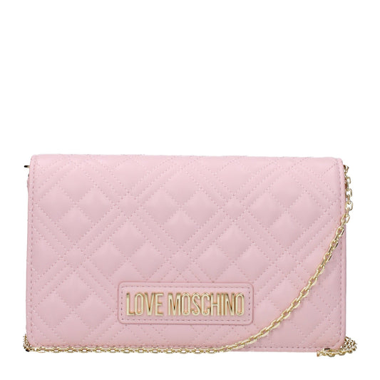 Moschino 愛のモスキーノは、女性のポリウレタンピンク/ピンクのキプリアをクラッチします - Image 1