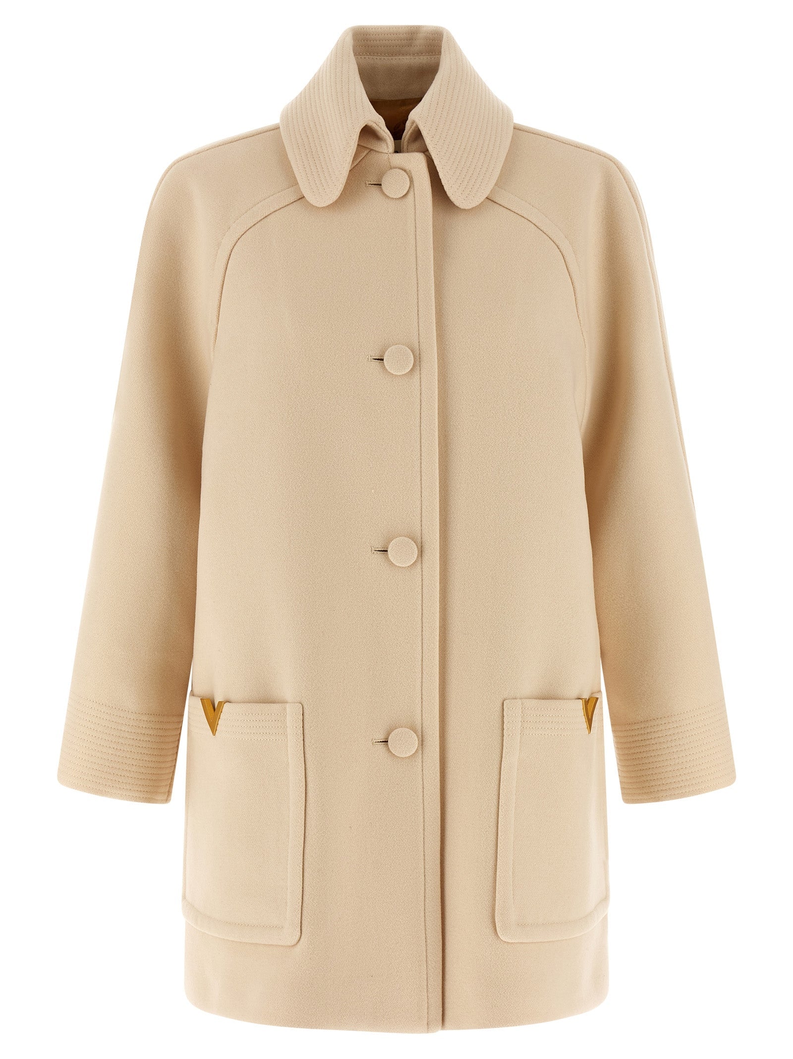 Valentino ヴァレンティノ ガラヴァーニ ヴァレンティノ ガラヴァーニ ウール ドレープ コート - Image 1