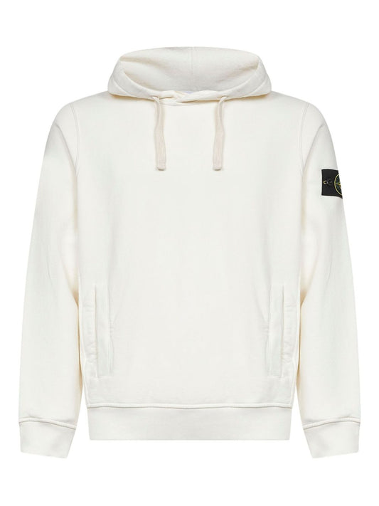 Stone Stone Island Logo Cotton Hoodie - Image 1