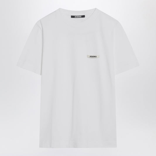Jacquemus Jacquemus White T Shirt With Logo Patch - Image 1