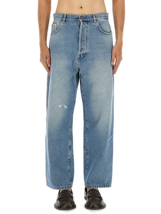 Moschino モスキーノコットンデニムジーンズ - Image 1