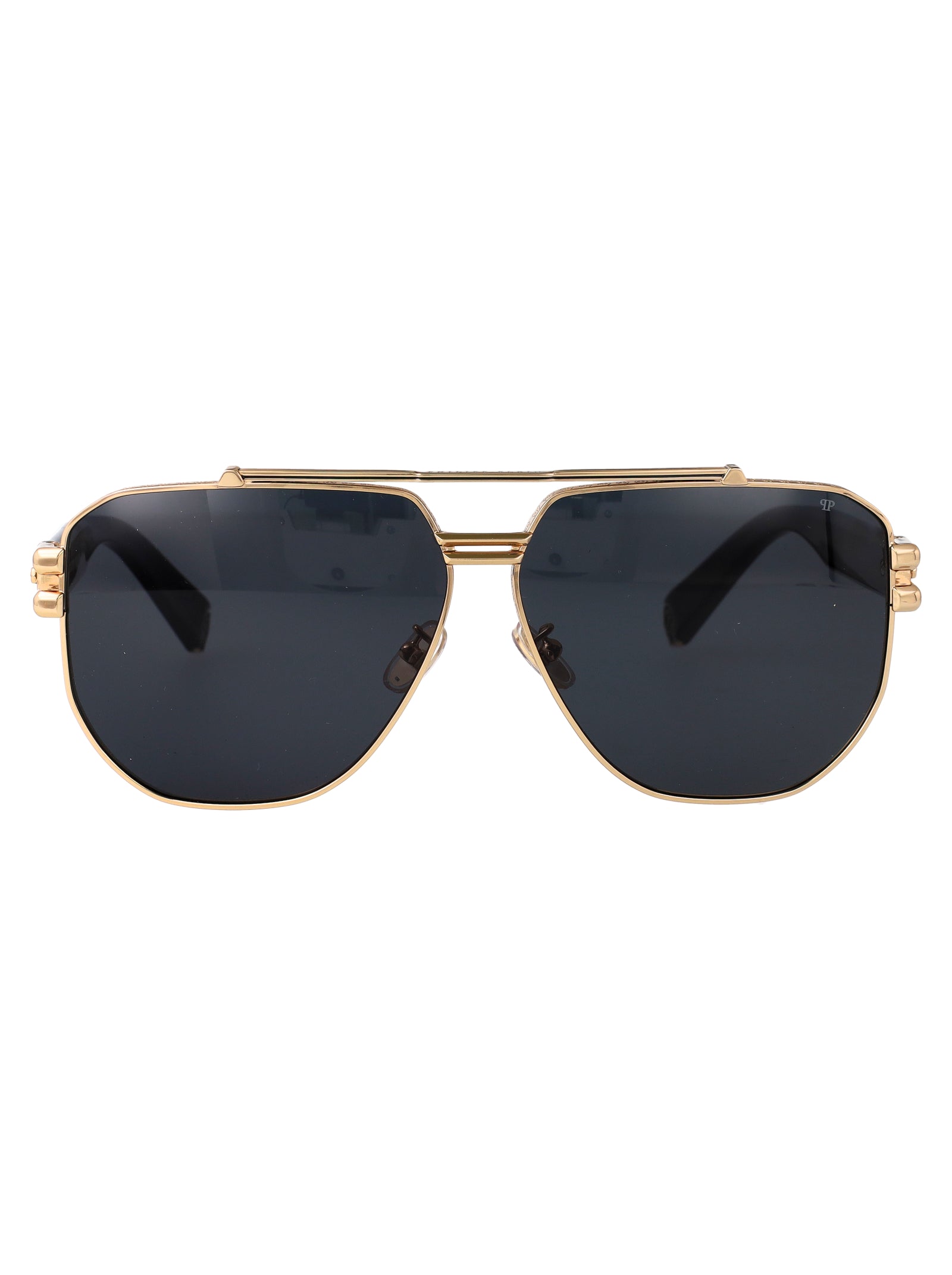 Philipp Philipp Plein Geometric Sunglasses SPP185 0301 - Image 1
