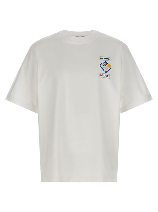 Casablanca カサブランカ 'モンターニュスポーツ' Tシャツ - Image 1