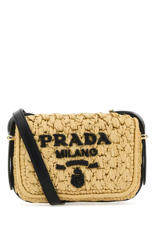 Prada プラダラフィアクロスボディバッグ - Image 1