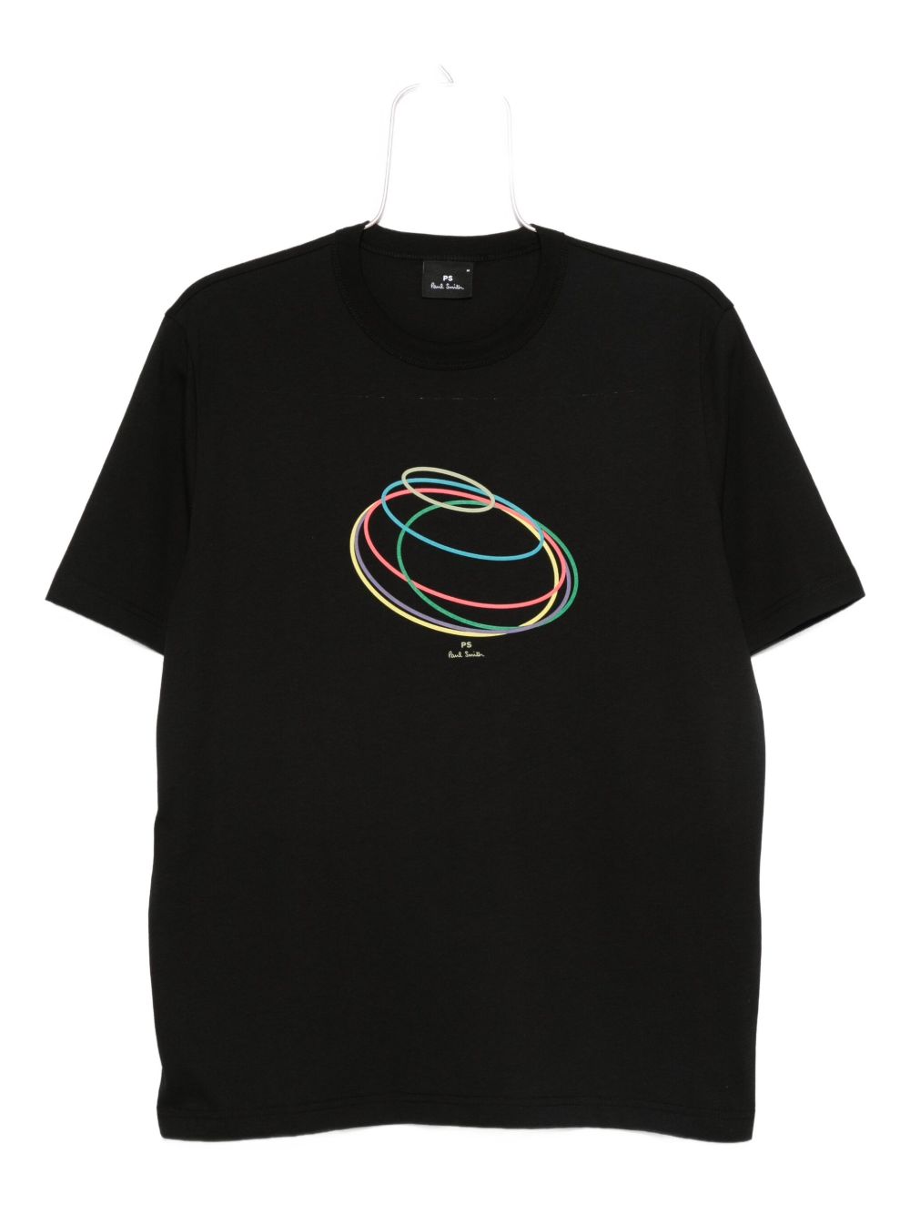 Paul PS By Paul Smith RingsプリントコットンTシャツ - Image 1