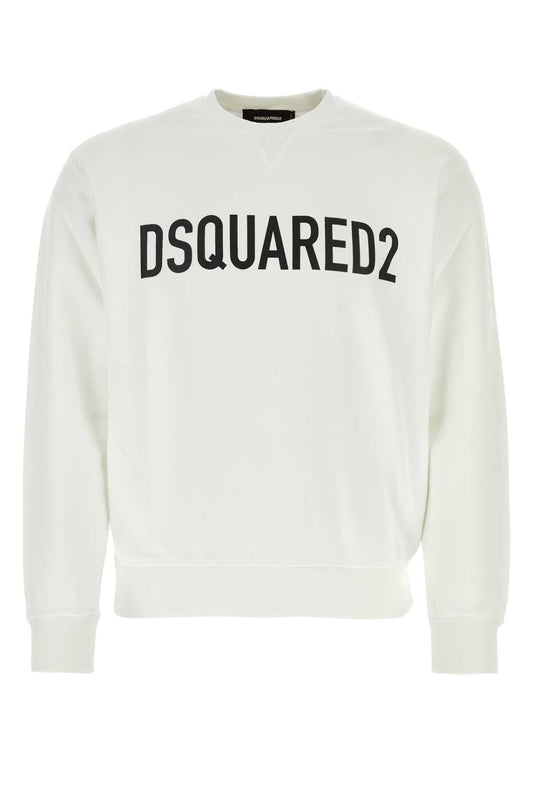 Dsquared2 Dsquared White Cottonスウェットシャツ - Image 1