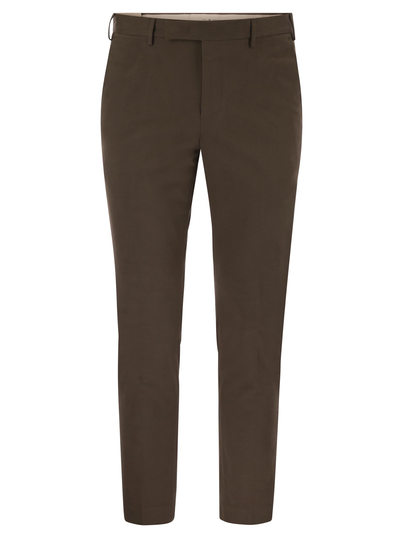 Pt Pt Torino Dieci Cotton Trousers - Image 1