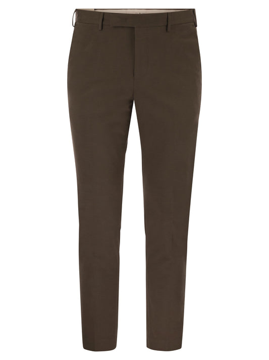 Pt Pt Torino Dieci Cotton Trousers - Image 1