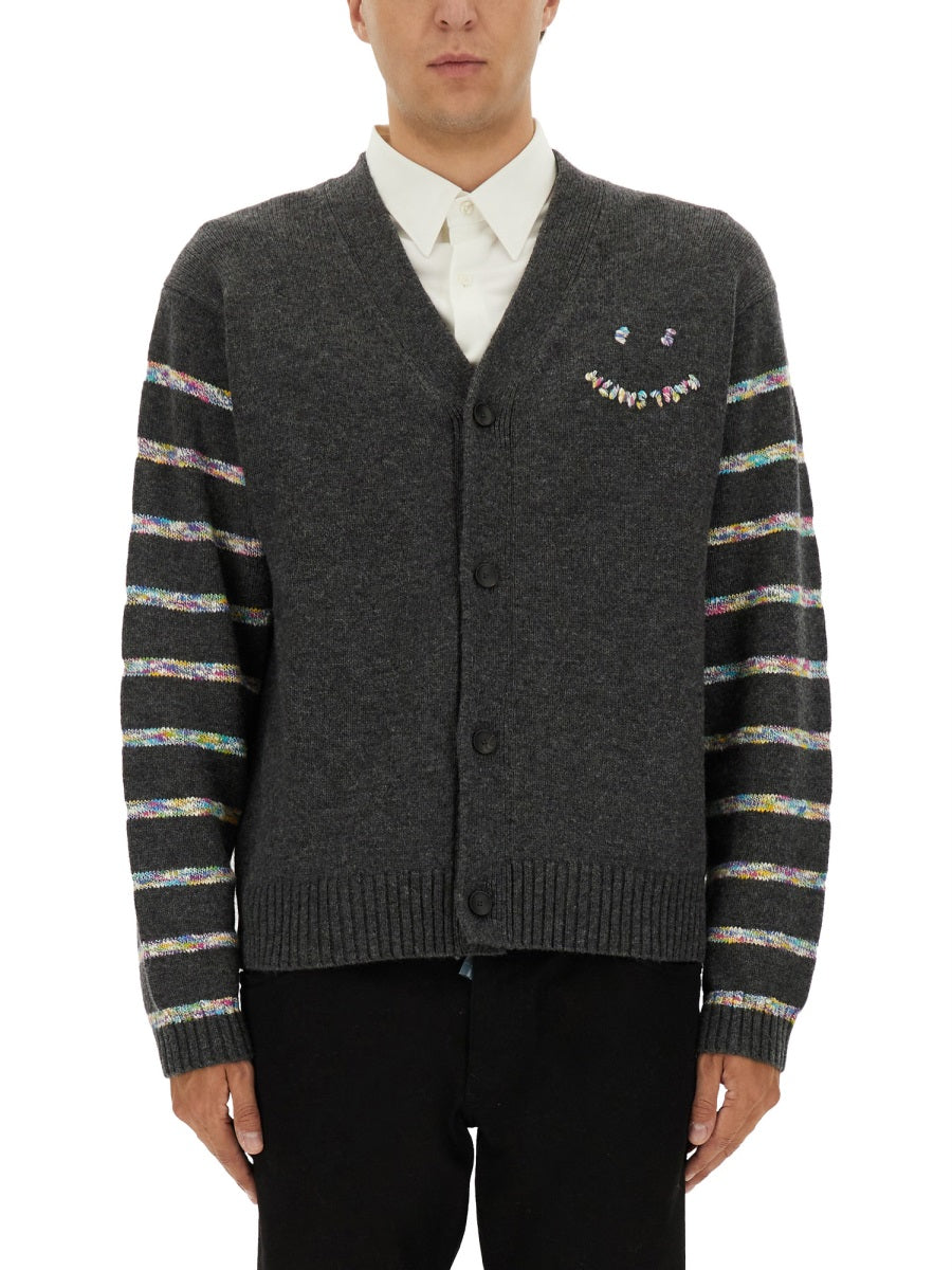 Paul PS By Paul Smith "Button Thru Ps Happy" Cardigan - Image 1