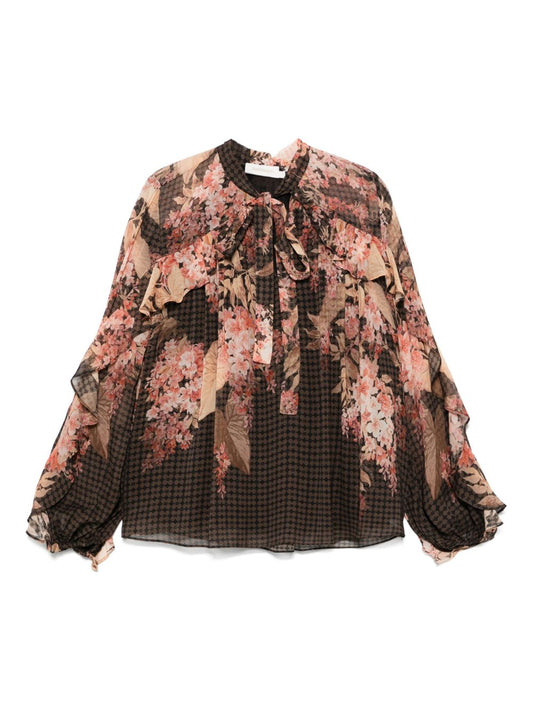 Zimmermann Zimmermannプリントブラウス - Image 1
