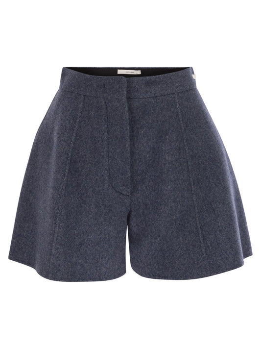 Sportmax SportMax Braies1234ウールバミューダショーツ - Image 1