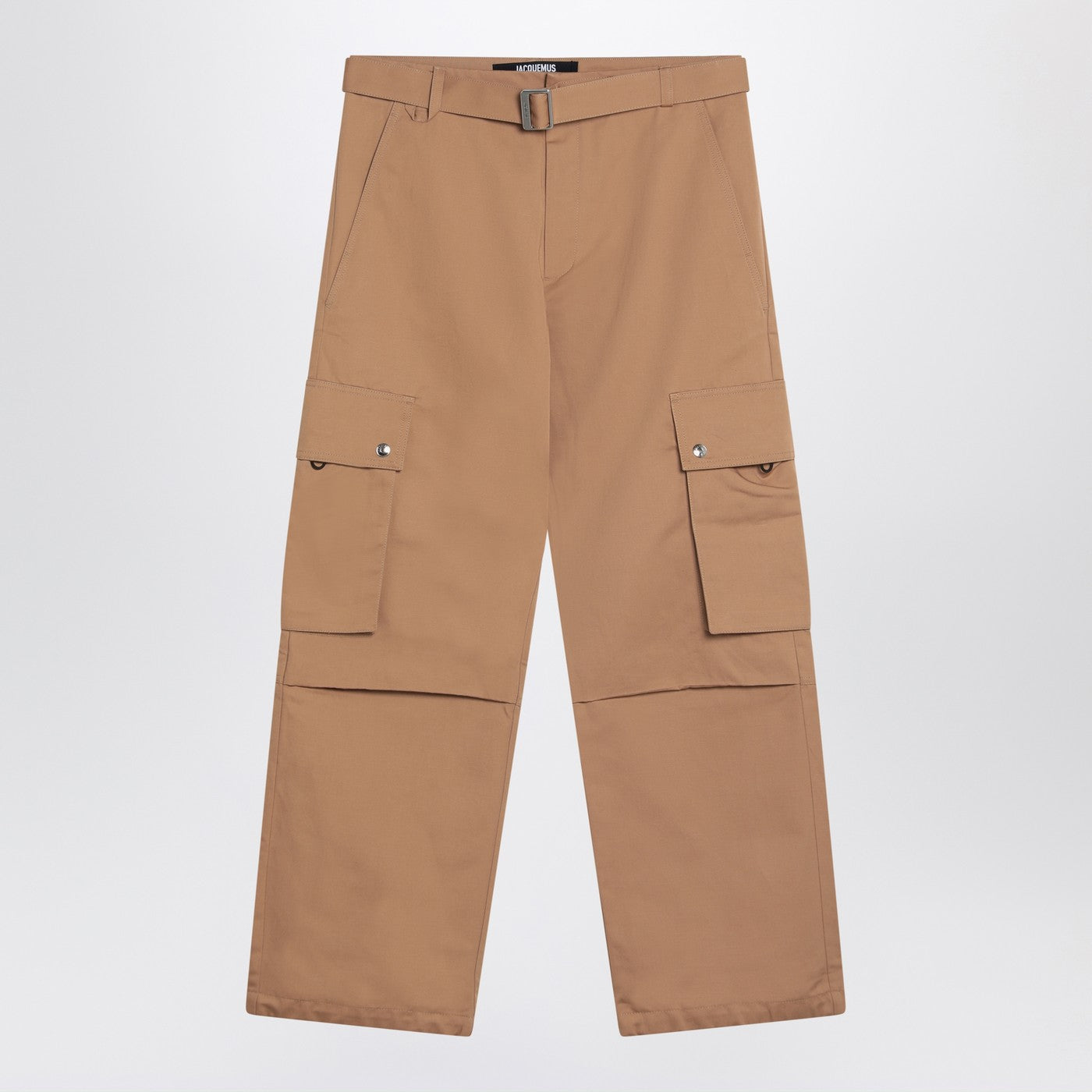 Jacquemus ジャックエマスキャメル色の貨物ズボン - Image 1