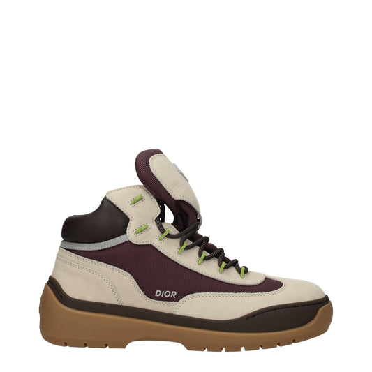 Dior クリスチャンディオールハイキングブーツメンズスエードベージュ/ブラウン - Image 1