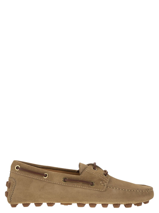 Tods トッド 'S ラバーバブルスエードボート - Image 1