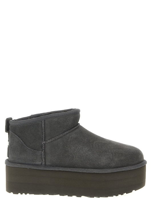 Ugg Ugg 'クラシックウルトラミニプラットフォーム'アンクルブーツ - Image 1