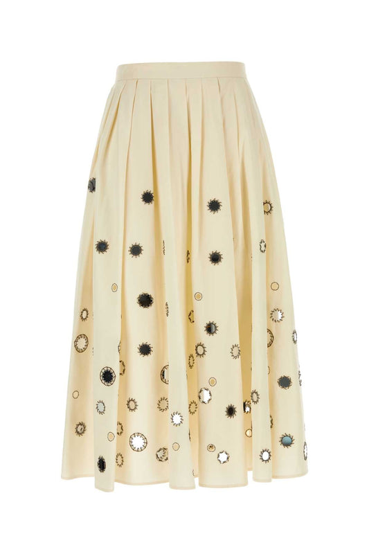 Prada プラダクリームコットンスカート - Image 1