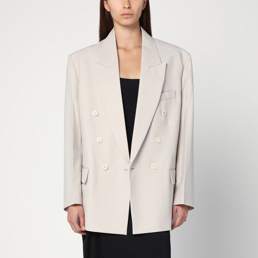 Victoria ビクトリア・ベッカム・プミス色の二重胸部ジャケット - Image 1