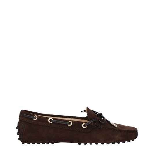 Tods トッド 'S Mocassiniの女性スエードブラウン - Image 1