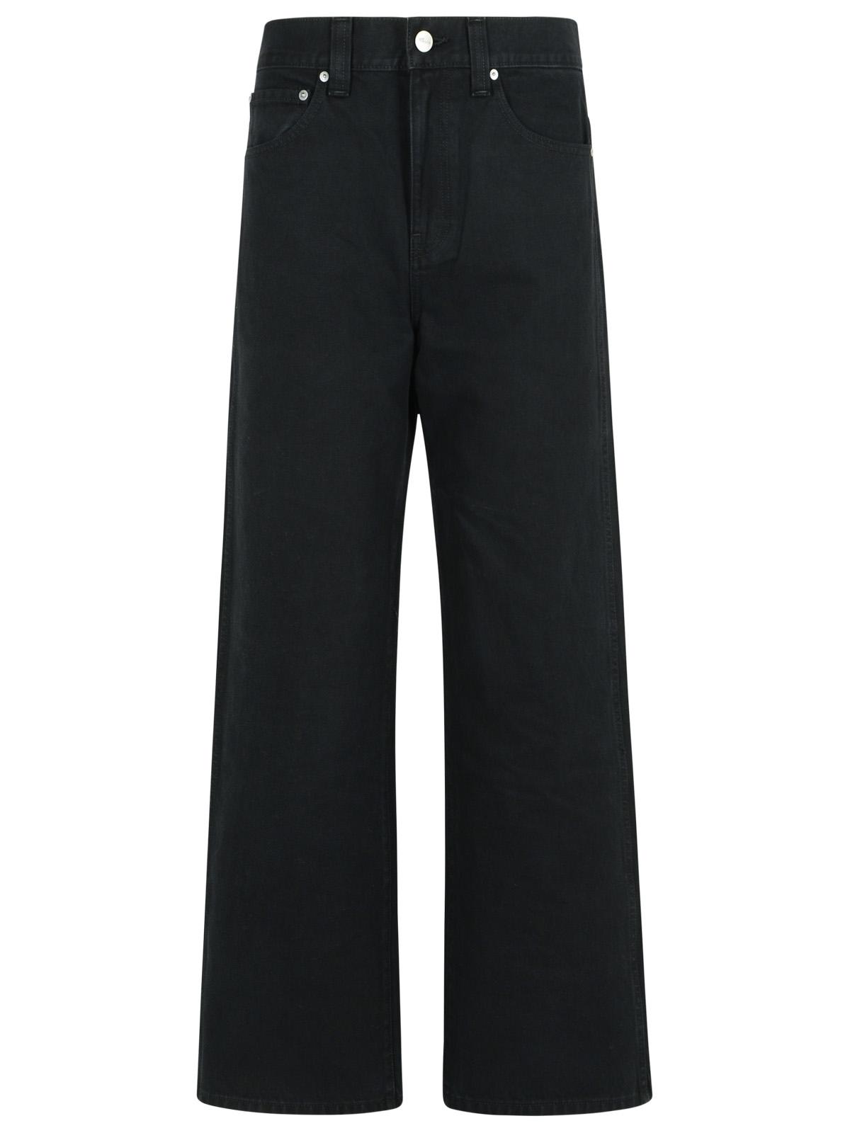 Khaite Khaite 'Bonnie' Black Cotton Jeans - Image 1