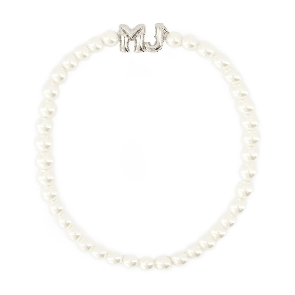 Marc バルーンネックレスマークジェイコブスメタルホワイト - Image 1