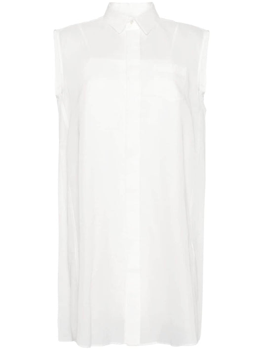 Sacai Sacai Cotton Blend Chemisierドレス - Image 1