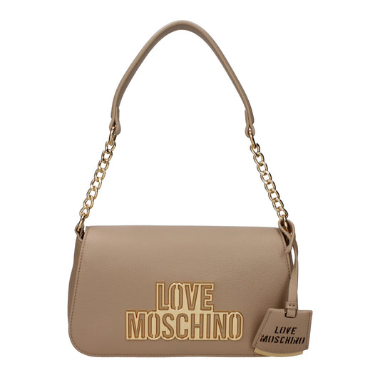 Moschino モスキーノのショルダーバッグが大好きな女性ポリウレタンベージュ/クリーム - Image 1