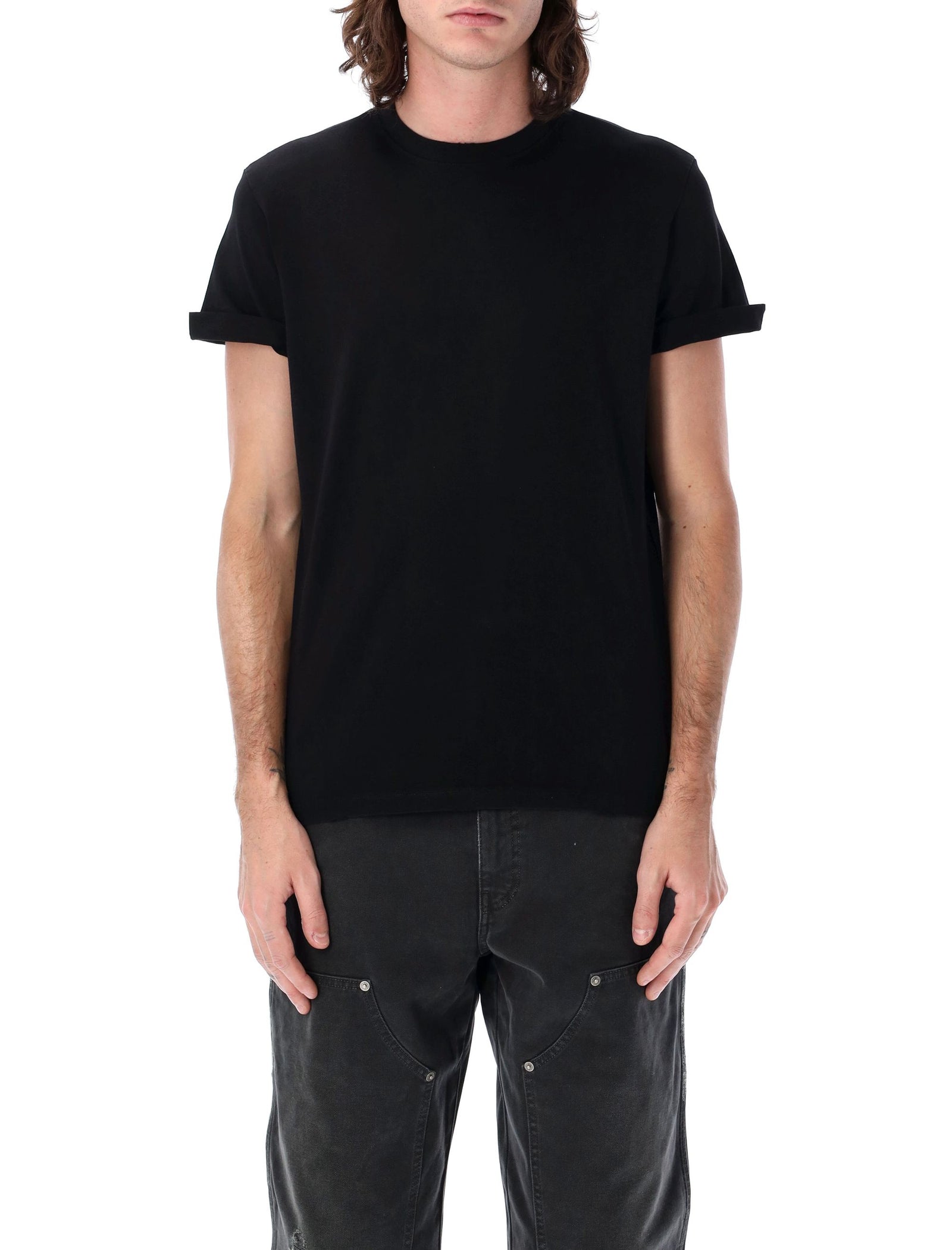Golden Golden Goose T シャツとポロシャツ ブラック - Image 1