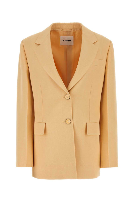 Jil Jil Sander Peach Viscoseブレンド特大ブレザー - Image 1