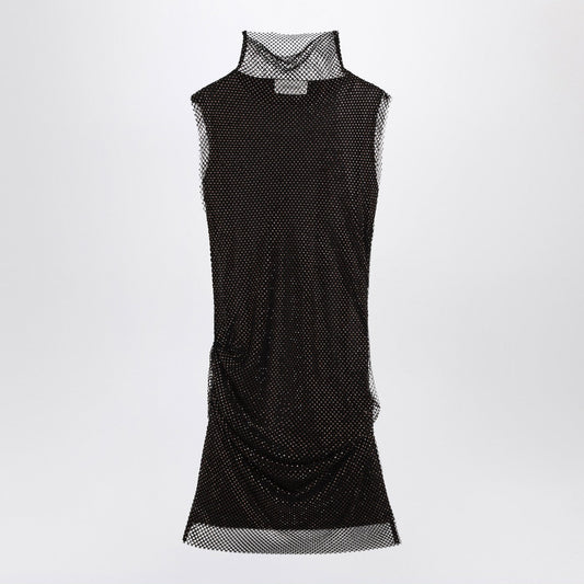 Sportmax SportMax Black Mesh Mini Dress By SportMax - Image 1