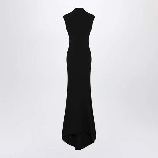 Jacquemus Jacquemus Black Alba Dress With Ruching - Image 1