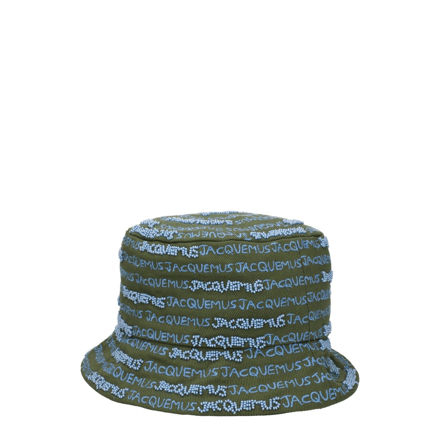 Jacquemus Jacquemus Cappelli Donna Cotone Verde/Cachi - Image 1