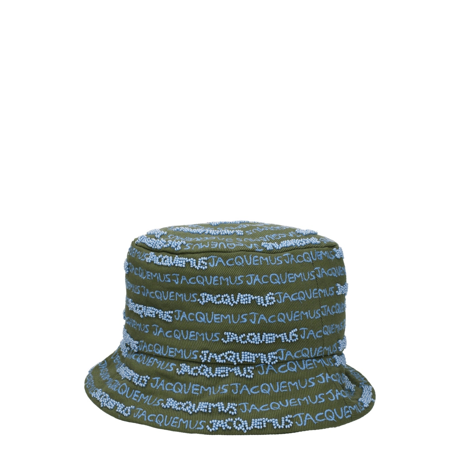 Jacquemus Jacquemus Cappelli Donna Cotone Verde/Cachi - Image 1