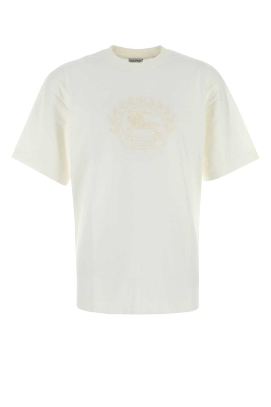 Burberry バーバリーホワイトコットンTシャツ - Image 1