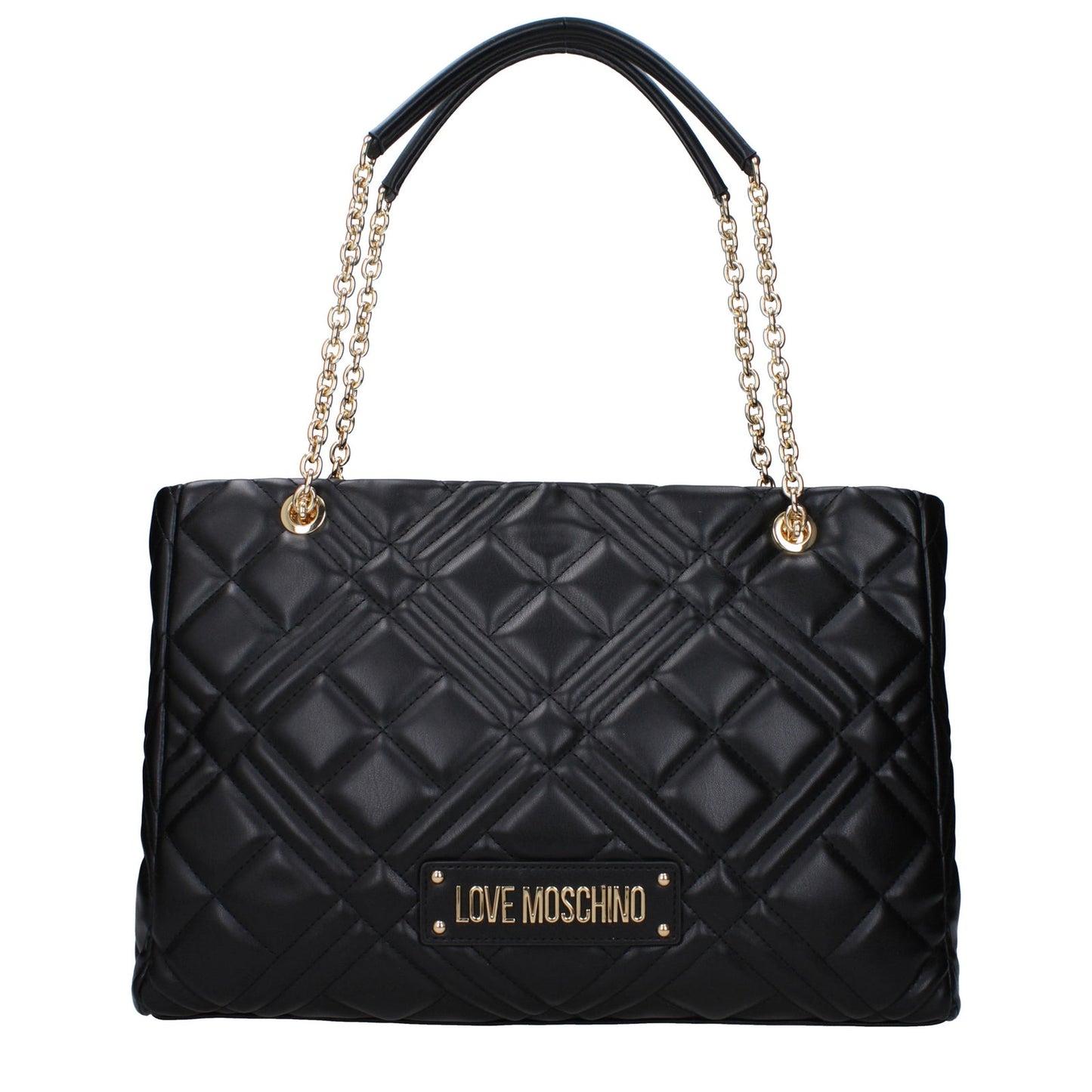 Moschino モスキーノのショルダーバッグが大好きな女性ポリウレタンブラック - Image 1