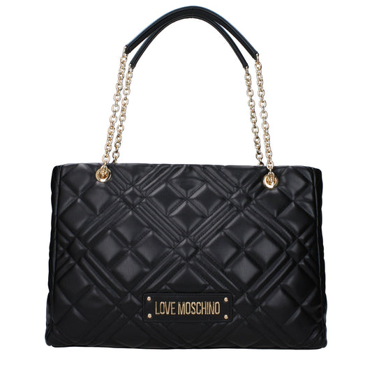 Moschino モスキーノのショルダーバッグが大好きな女性ポリウレタンブラック - Image 1